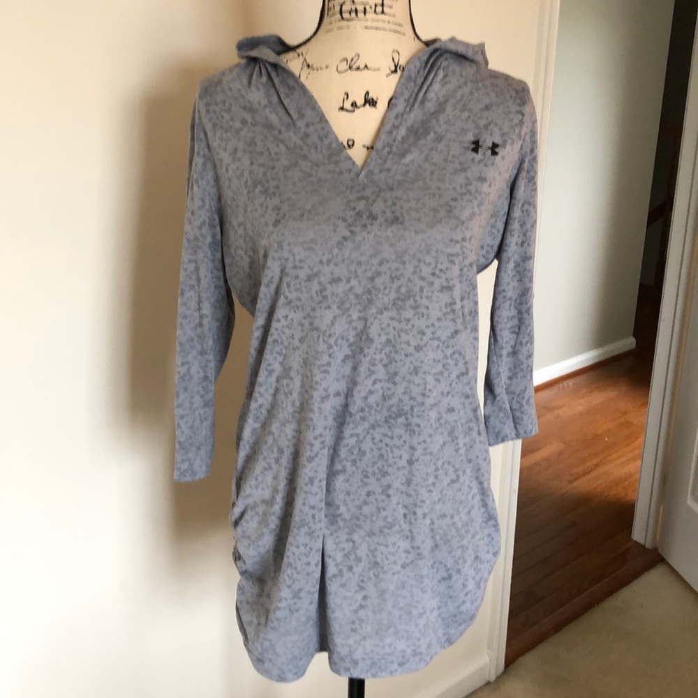 Under armour long gathered hoodie